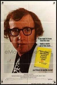 3p250 EVERYTHING YOU ALWAYS WANTED TO KNOW ABOUT SEX style A 1sh '72 Woody Allen directed!