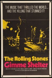 3p318 GIMME SHELTER int'l 1sh '71 Rolling Stones out of control rock & roll concert!