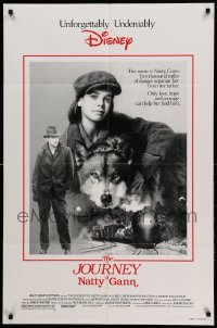 3p422 JOURNEY OF NATTY GANN 1sh '85 Walt Disney, Meredith Salenger, John Cusack!