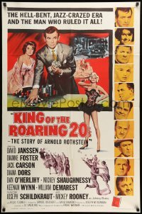 3p438 KING OF THE ROARING 20'S 1sh '61 poker, gambling & sexy Diana Dors in the hell-bent jazz era