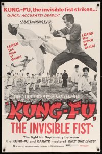 3p445 KUNG-FU THE INVISIBLE FIST 1sh '69 karate vs. kung-fu, the deadliest martial arts!