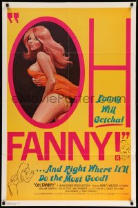 3p601 OH FANNY 1sh '75 artwork of super sexy Mindy Wilson, she'll getcha!