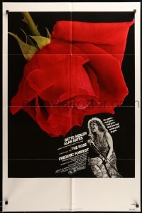 3p716 ROSE 1sh '79 different portrait of Bette Midler in unofficial Janis Joplin biography!