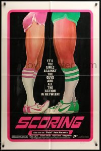 3p736 SCORING 1sh R80 great Kushner artwork of girl vs. boy, Nike shoes and legs!