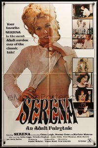 3p748 SERENA AN ADULT FAIRYTALE 1sh '79 sexy nearly topless Serena and cast, adult fairytale!