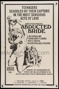 3p773 SINFUL DWARF 1sh '73 left alone to the lewd passions of evil dwarf, she's the Abducted Bride