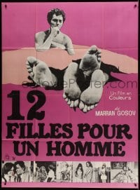 3r028 24 HOUR LOVER French 1p '70 Harald Leipnitz, Sybille Marr, wacky German sexploitation!
