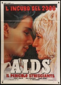 3r770 AIDS THE COMING DANGER Italian 1p '86 German movie about the sexually transmitted disease!