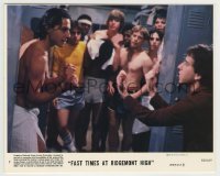 3s010 FAST TIMES AT RIDGEMONT HIGH 8x10 mini LC #1 '82 Brian Backer fights with Robert Romanus!