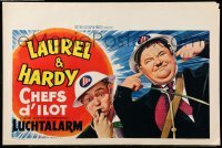 3t073 AIR RAID WARDENS Belgian R70s wacky Stan Laurel & Oliver Hardy in WWII action!