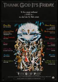 3t442 THANK GOD IT'S FRIDAY Danish '78 Donna Summer, Jeff Goldblum, The Commodores, wacky disco!