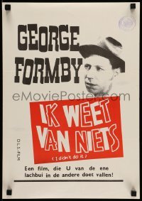 3t003 I DIDN'T DO IT Dutch '45 Marcel Varnel English crime comedy starring George Formby!