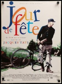 3t623 JOUR DE FETE French 16x22 R95 Jour de fete, Jacques Tati, great image!