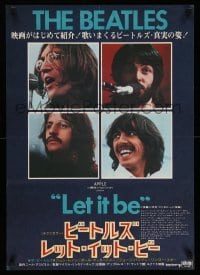 3t906 LET IT BE Japanese '70 Beatles, John Lennon, Paul McCartney, Ringo Starr, George Harrison!