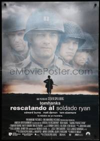 3t203 SAVING PRIVATE RYAN Spanish '98 Spielberg, cast image of Tom Hanks, Tom Sizemore, Matt Damon