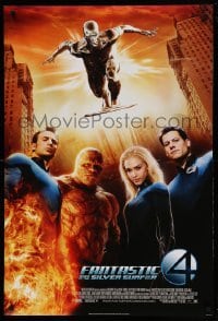 3w017 4: RISE OF THE SILVER SURFER style A int'l DS 1sh '07 Jessica Alba, Chiklis, Chris Evans!