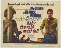 3x035 BABY THE RAIN MUST FALL TC '65 Steve McQueen gets in trouble & gets under Lee Remick's skin!