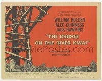 3x074 BRIDGE ON THE RIVER KWAI TC '58 William Holden, Jack Hawkins, David Lean classic!