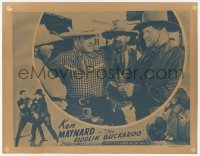 3x664 FIDDLIN' BUCKAROO LC R48 cowboy Ken Maynard in a tough spot held by three bad guys!