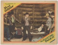 3x665 FIGHTING PARSON LC '33 bad guys have Hoot Gibson tied up on bed in cabin!