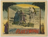 3x669 FLEETWING LC '28 Barry Norton & Dorothy King by horse in desert with Maxim gun!