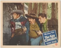 3x681 GAY CAVALIER LC '46 Gilbert Roland as The Cisco Kid with Martin Garralaga & other cowboy!