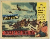 3x192 GHOST OF THE CHINA SEA TC '58 three men and a blonde share an escape from Hell!