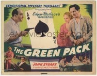 3x203 GREEN PACK TC '34 Edgar Wallace's masterpiece, cool ace of spades gambling image!
