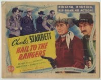 3x212 HAIL TO THE RANGERS TC '43 singing cowboy Charles Starrett & Arthur Arkansas Hunnicutt!