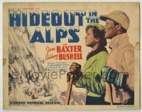 3x228 HIDEOUT IN THE ALPS TC '37 English Jane Baxter & Anthony Bushell, wild avalanche art!