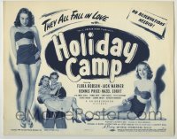 3x232 HOLIDAY CAMP TC '47 full-length sexy young women in swimsuits, they all fall in love!
