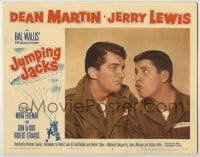 3x748 JUMPING JACKS LC #3 '52 best close up of Jerry Lewis & Dean Martin scowling at each other!