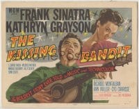 3x262 KISSING BANDIT TC '48 art of Frank Sinatra playing guitar for pretty Kathryn Grayson!