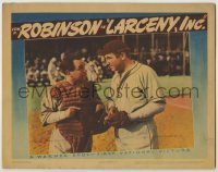 3x763 LARCENY INC. LC '42 baseball catcher Edward G. Robinson & pitcher Broderick Crawford!