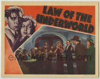 3x772 LAW OF THE UNDERWORLD LC '38 Chester Morris & sexy Anne Shirley at gunpoint at poker game!