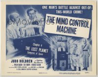 3x275 LOST PLANET chapter 4 TC '53 a Columbia super-serial, The Mind Control Machine!