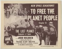 3x274 LOST PLANET chapter 10 TC '53 a Columbia super-serial, To Free the Planet People!