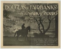 3x299 MARK OF ZORRO TC '20 great silhouette of hero Douglas Fairbanks on horseback!