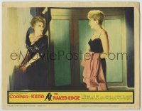 3x822 NAKED EDGE LC #1 '61 Deborah Kerr in nightie looks at creepy Hermione Gingold!