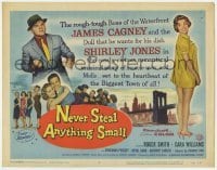 3x335 NEVER STEAL ANYTHING SMALL TC '59 tough James Cagney & sexy doll Shirley Jones in New York!