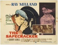 3x401 SAFECRACKER TC '58 art of master thief Ray Milland, who became a World War II commando!