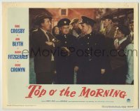 3x948 TOP O' THE MORNING LC '49 Bing Crosby talks to cops Barry Fitzgerald & Hume Cronyn!