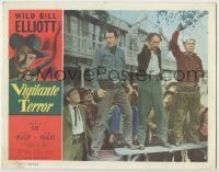 3x970 VIGILANTE TERROR LC '53 c/u of Wild Bill Elliott & two other men about to be hung!