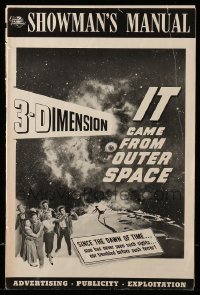 3y067 IT CAME FROM OUTER SPACE pressbook '53 Jack Arnold classic sci-fi, cool images!