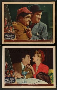 3z875 ABBOTT & COSTELLO MEET THE INVISIBLE MAN 2 LCs '51 great images of Bud & Lou + Adele Jurgens!