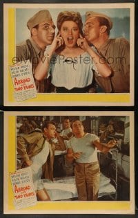 3z876 ABROAD WITH 2 YANKS 2 LCs '44 Marines William Bendix & Dennis O'Keefe lust after Helen Walker