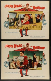 3z890 BELLBOY 2 LCs '60 wacky artwork & images of Jerry Lewis, a madcap who makes for fun!