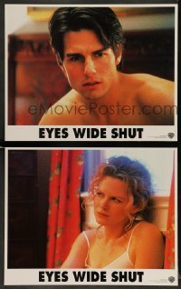 3z925 EYES WIDE SHUT 2 LCs '99 Stanley Kubrick directed, Tom Cruise, sexy Nicole Kidman!