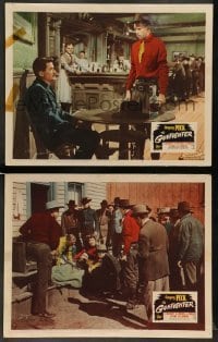 3z934 GUNFIGHTER 2 LCs '50 western cowboy Gregory Peck as Johnny Ringo, Jean Parker!