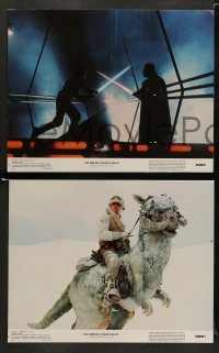 3z470 EMPIRE STRIKES BACK 7 color 11x14 stills '80 George Lucas classic, cool images w/slugs!